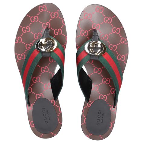 gucci flip flops girl|Gucci inspired flip flops.